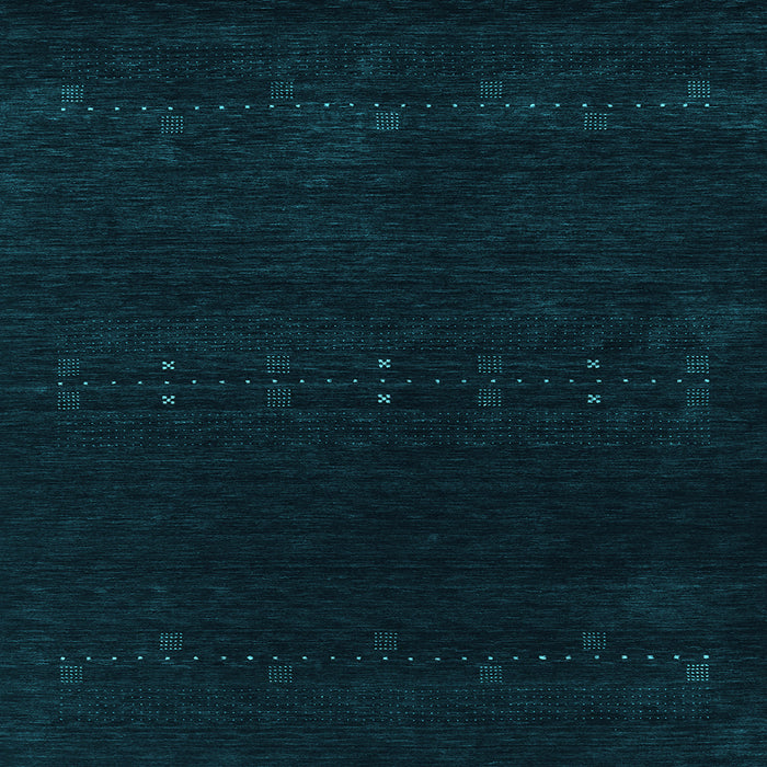 Square Abstract Light Blue Contemporary Rug, con2307lblu