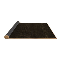 Sideview of Abstract Brown Contemporary Rug, con2307brn
