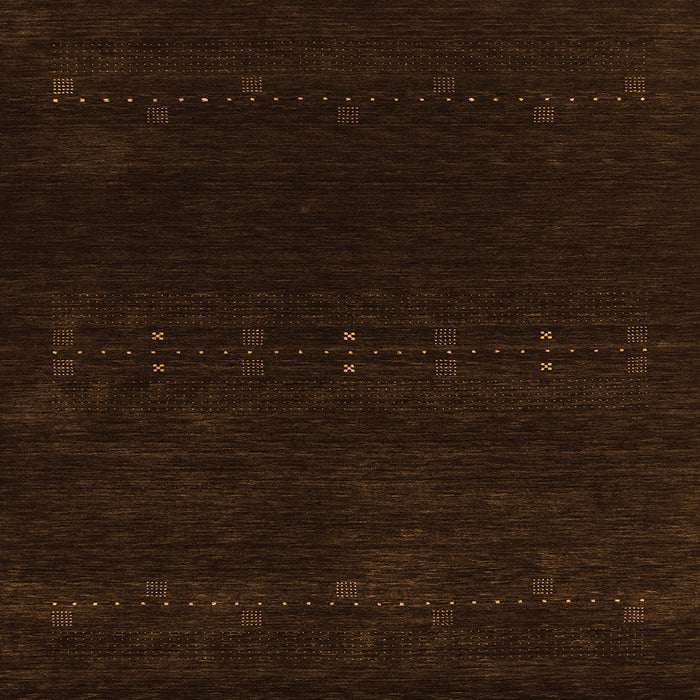 Serging Thickness of Abstract Orange Contemporary Rug, con2307org