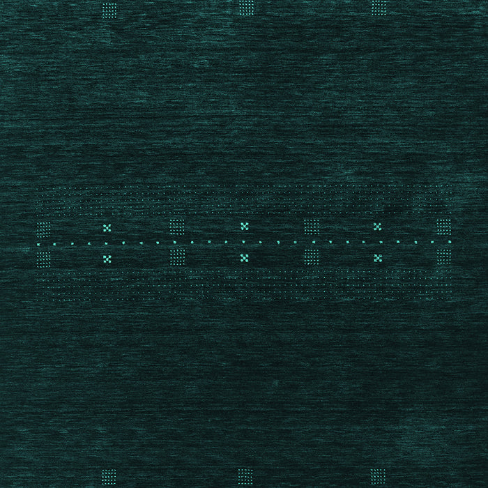 Abstract Turquoise Contemporary Rug, con2307turq