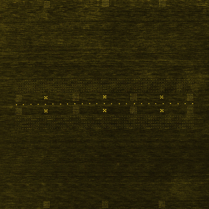 Abstract Yellow Contemporary Rug, con2307yw