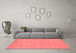 Contemporary Red Washable Rugs