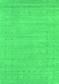 Abstract Green Contemporary Rug, con2308grn