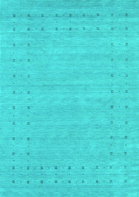 Abstract Turquoise Contemporary Rug, con2308turq