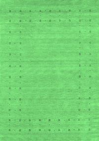 Abstract Emerald Green Contemporary Rug, con2308emgrn