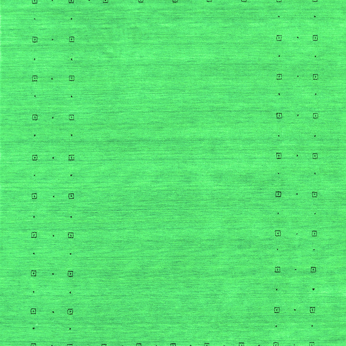 Serging Thickness of Machine Washable Abstract Green Contemporary Area Rugs, wshcon2308grn