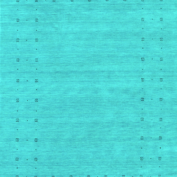 Machine Washable Abstract Turquoise Contemporary Area Rugs, wshcon2308turq