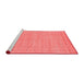 Contemporary Red Washable Rugs