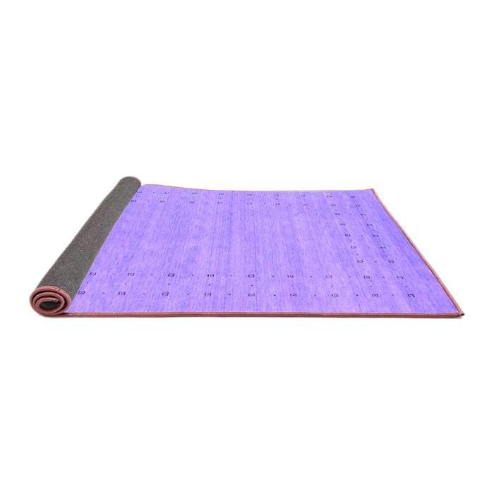 Sideview of Abstract Purple Contemporary Rug, con2308pur