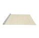 Serging Thickness of Machine Washable Contemporary Peach Beige Rug, wshcon2309