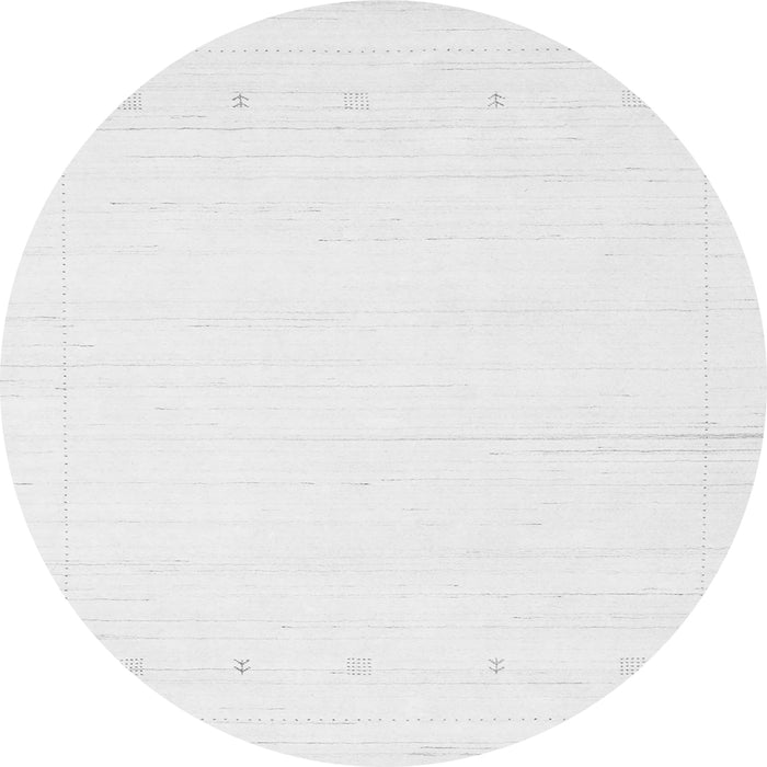 Machine Washable Solid Gray Modern Rug, wshcon2309gry