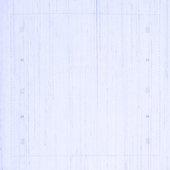 Square Solid Blue Modern Rug, con2309blu