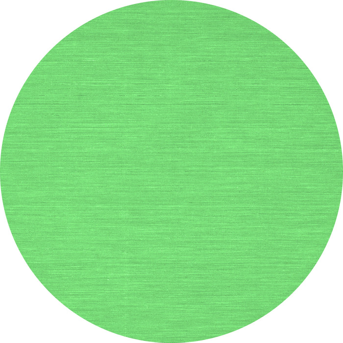 Round Abstract Emerald Green Contemporary Rug, con230emgrn