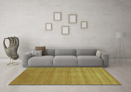 Machine Washable Abstract Light Blue Contemporary Rug in a Living Room, wshcon2310lblu