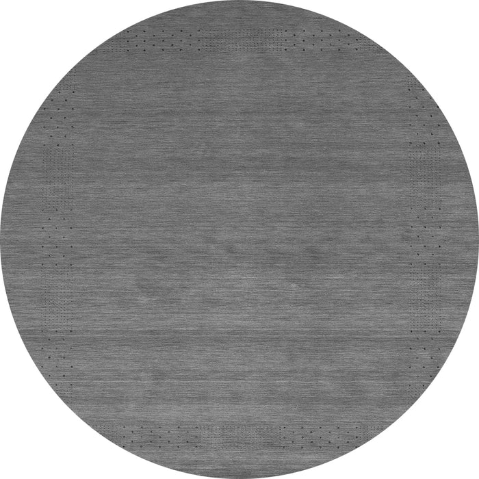 Square Abstract Gray Contemporary Rug, con2310gry