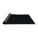 Thickness of Contemporary Black Modern Rug, con2311