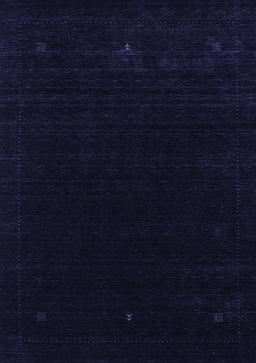 Abstract Blue Contemporary Rug, con2311blu