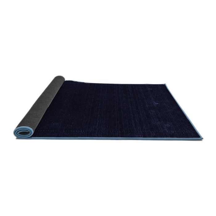 Sideview of Abstract Blue Contemporary Rug, con2311blu
