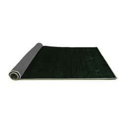 Sideview of Abstract Emerald Green Contemporary Rug, con2311emgrn
