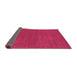 Sideview of Abstract Purple Contemporary Rug, con2312pur