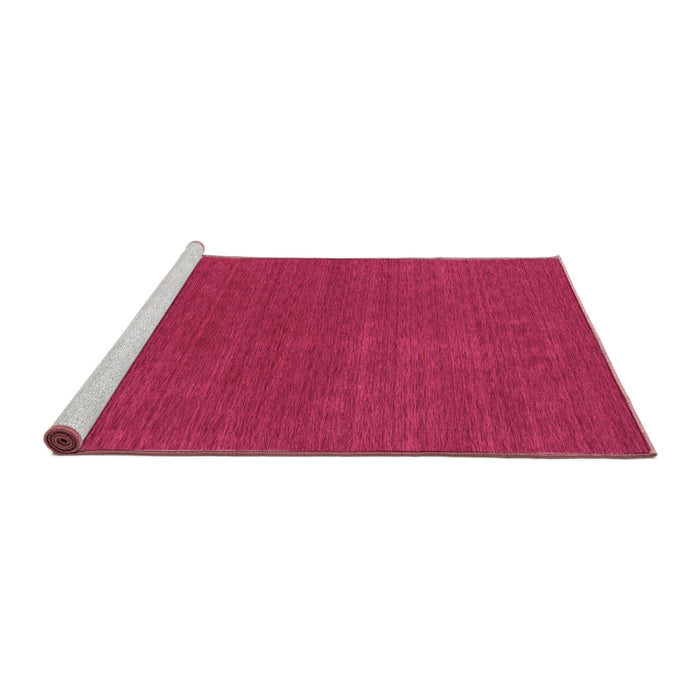 Sideview of Machine Washable Abstract Purple Contemporary Area Rugs, wshcon2312pur