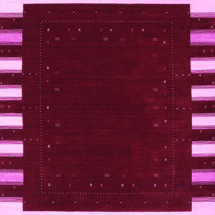 Machine Washable Abstract Pink Contemporary Rug, wshcon2313pnk