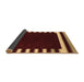 Sideview of Abstract Brown Contemporary Rug, con2313brn