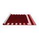 Contemporary Red Washable Rugs