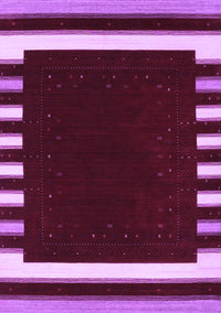 Abstract Purple Contemporary Rug, con2313pur