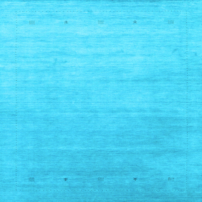 Square Machine Washable Abstract Light Blue Contemporary Rug, wshcon2314lblu