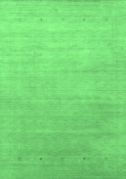 Abstract Emerald Green Contemporary Rug, con2314emgrn