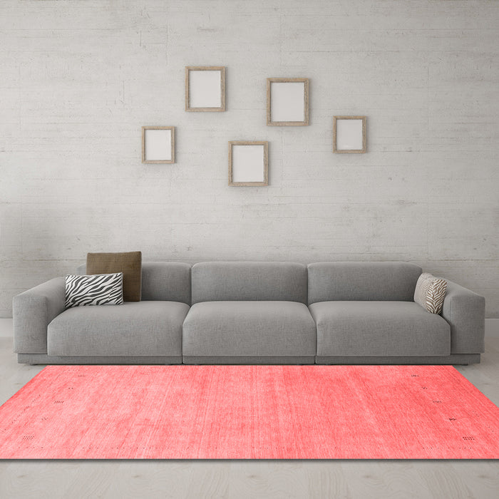 Contemporary Red Washable Rugs