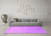 Machine Washable Abstract Pink Contemporary Rug in a Living Room, wshcon2314pnk