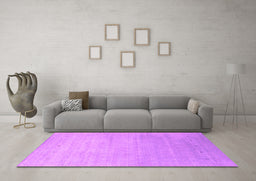 Machine Washable Abstract Pink Contemporary Rug in a Living Room, wshcon2314pnk