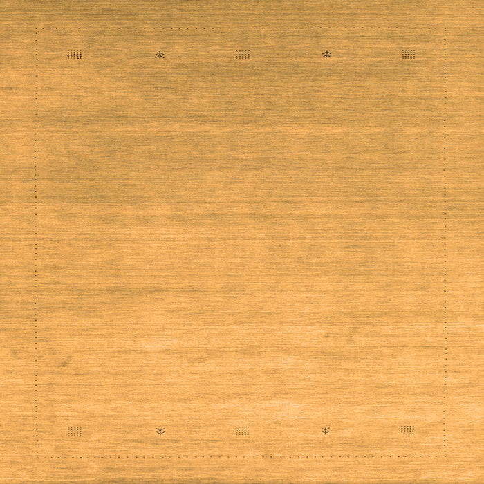 Serging Thickness of Abstract Orange Contemporary Rug, con2314org