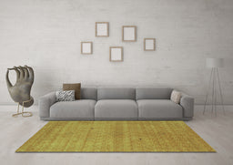 Machine Washable Abstract Light Blue Contemporary Rug in a Living Room, wshcon2315lblu