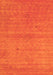 Serging Thickness of Machine Washable Abstract Orange Contemporary Area Rugs, wshcon2315org