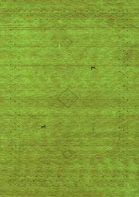 Abstract Green Contemporary Rug, con2315grn