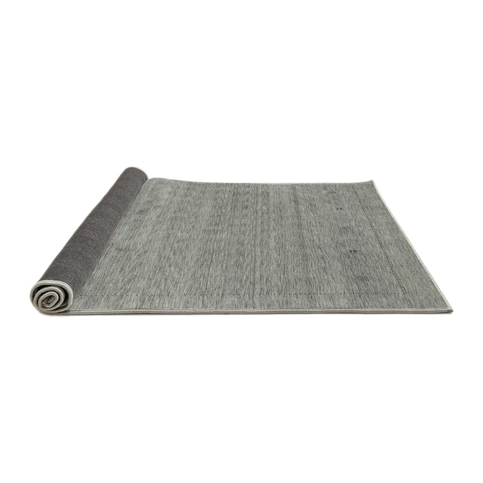 Thickness of Contemporary Dark Gray Modern Rug, con2316