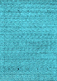 Abstract Light Blue Contemporary Rug, con2316lblu