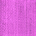 Square Abstract Pink Contemporary Rug, con2316pnk