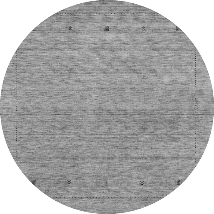 Square Abstract Gray Contemporary Rug, con2316gry