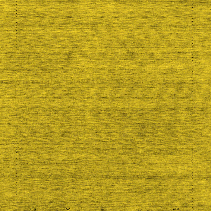 Machine Washable Abstract Yellow Contemporary Rug, wshcon2316yw