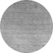 Square Abstract Gray Contemporary Rug, con2317gry