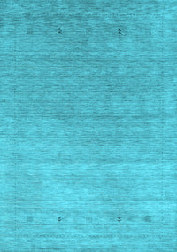 Abstract Light Blue Contemporary Rug, con2317lblu