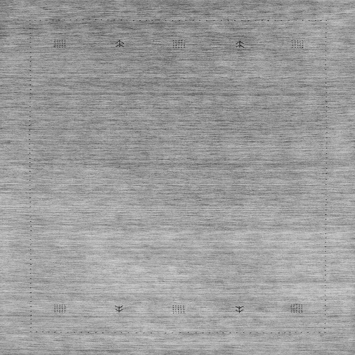 Serging Thickness of Abstract Gray Contemporary Rug, con2317gry