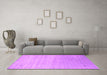 Machine Washable Abstract Pink Contemporary Rug in a Living Room, wshcon2318pnk