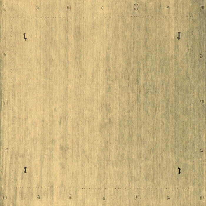 Square Abstract Brown Contemporary Rug, con2318brn