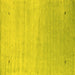 Square Abstract Yellow Contemporary Rug, con2318yw