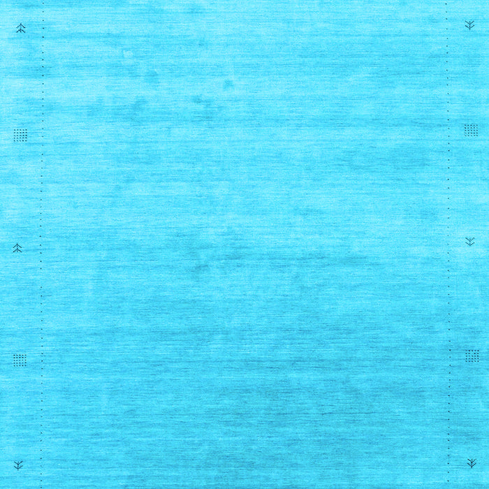 Abstract Light Blue Contemporary Rug, con2318lblu
